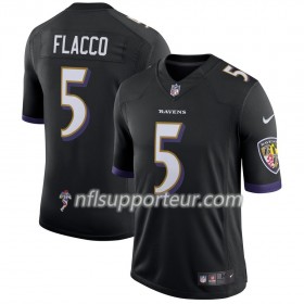 Maillot Homme Baltimore Ravens Joe Flacco 5 Nike Noir